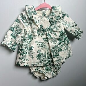 Janie & Jack baby toile matching set